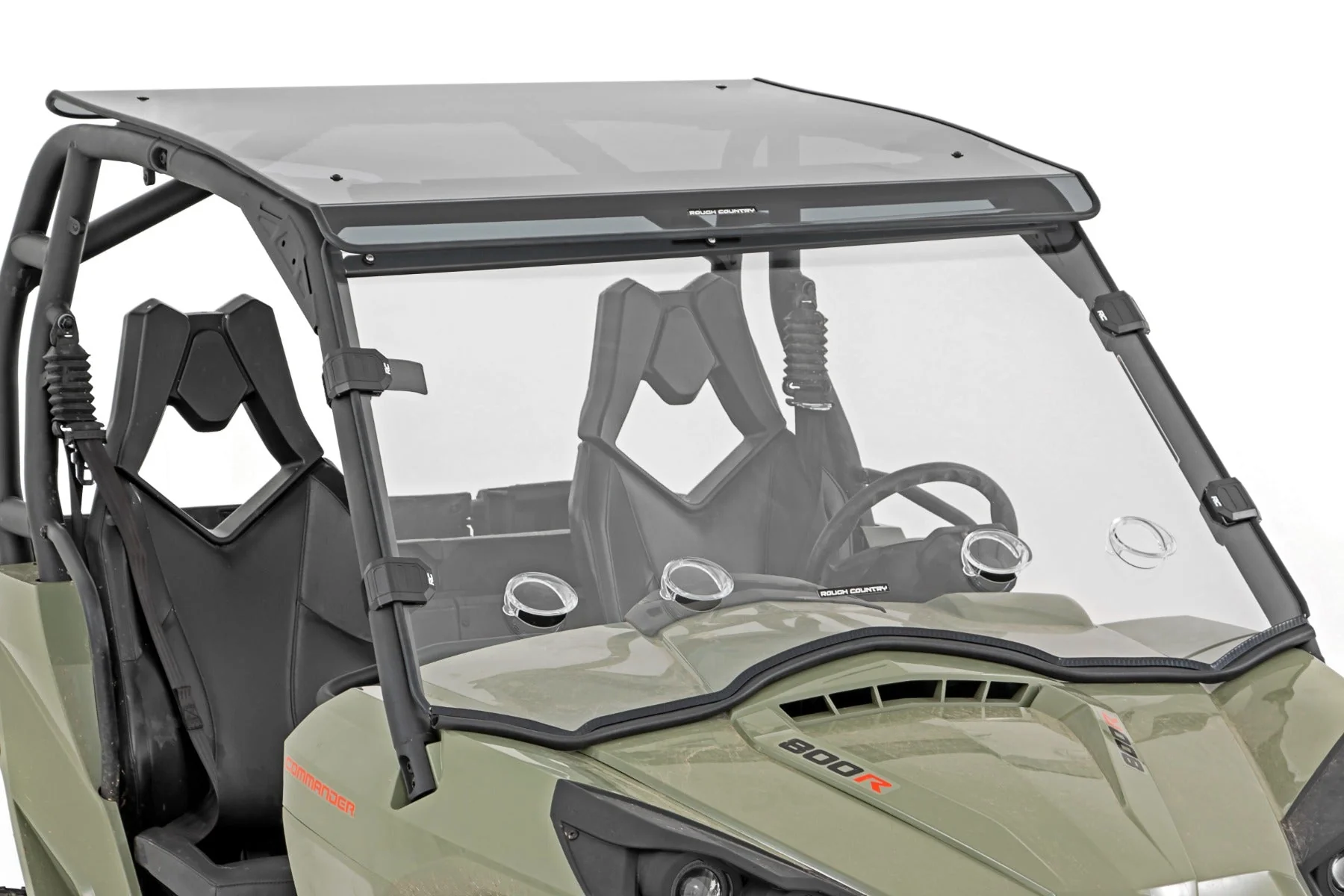 Vented Full Windshield Scratch Resistant 11-20 Can-Am Commander Rough Country - 98212030
