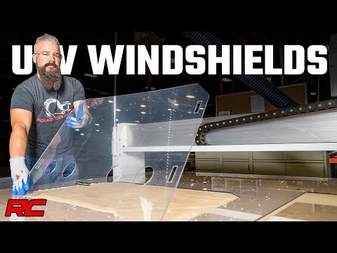 Vented Full Windshield Scratch Resistant Yamaha Rhino 450 (06-08)/Rhino 660 (04-07) Rough Country - 98241240 - Image 8