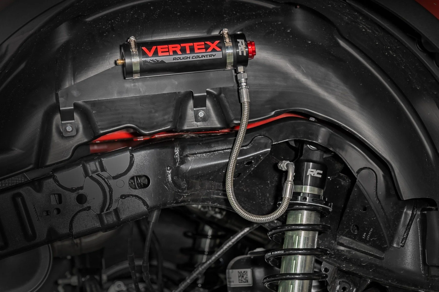 Vertex 2.5 Adjustable Coilovers Rear 7 Inch Ford Bronco 2021-Up Rough Country - 699053 - Image 6