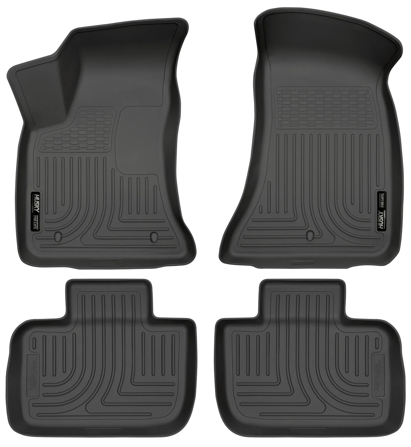 Weatherbeater Front & 2nd Seat Floor Liners For 2011-2023 300/Charger RWD Husky Liners - 98061