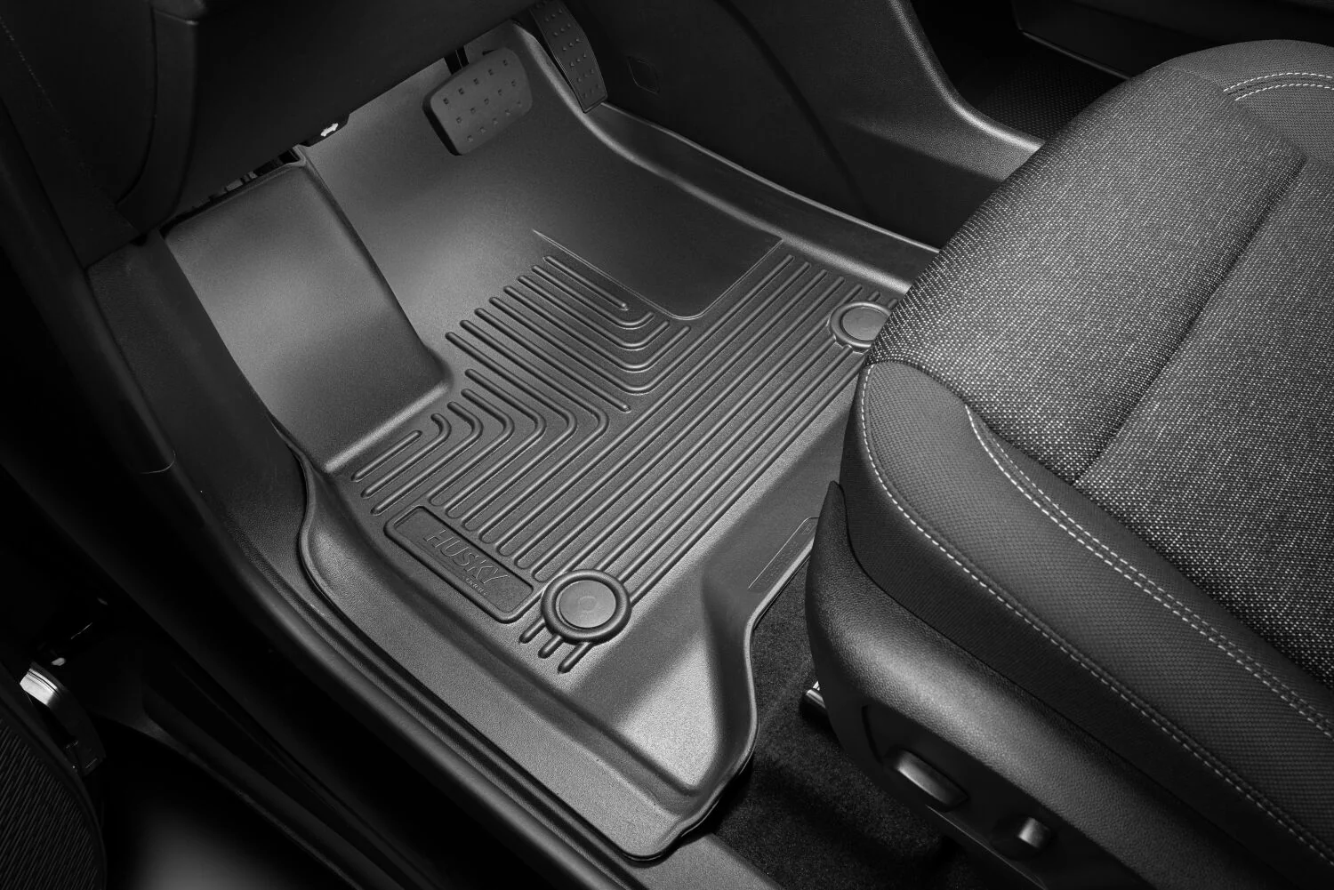 Weatherbeater Front & 2nd Seat Floor Liners For 2024-2025 Traverse/Acadia/Enclave Husky Liners - 95321