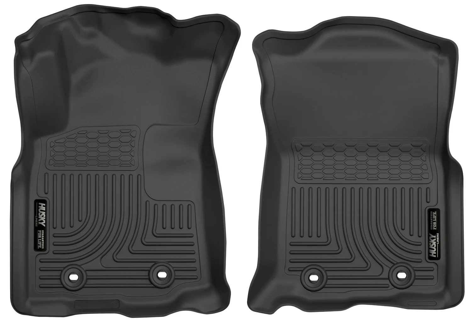 18 Toyota Tacoma Automatic Transmission Front Floor Liners Black Husky Liners - 13971