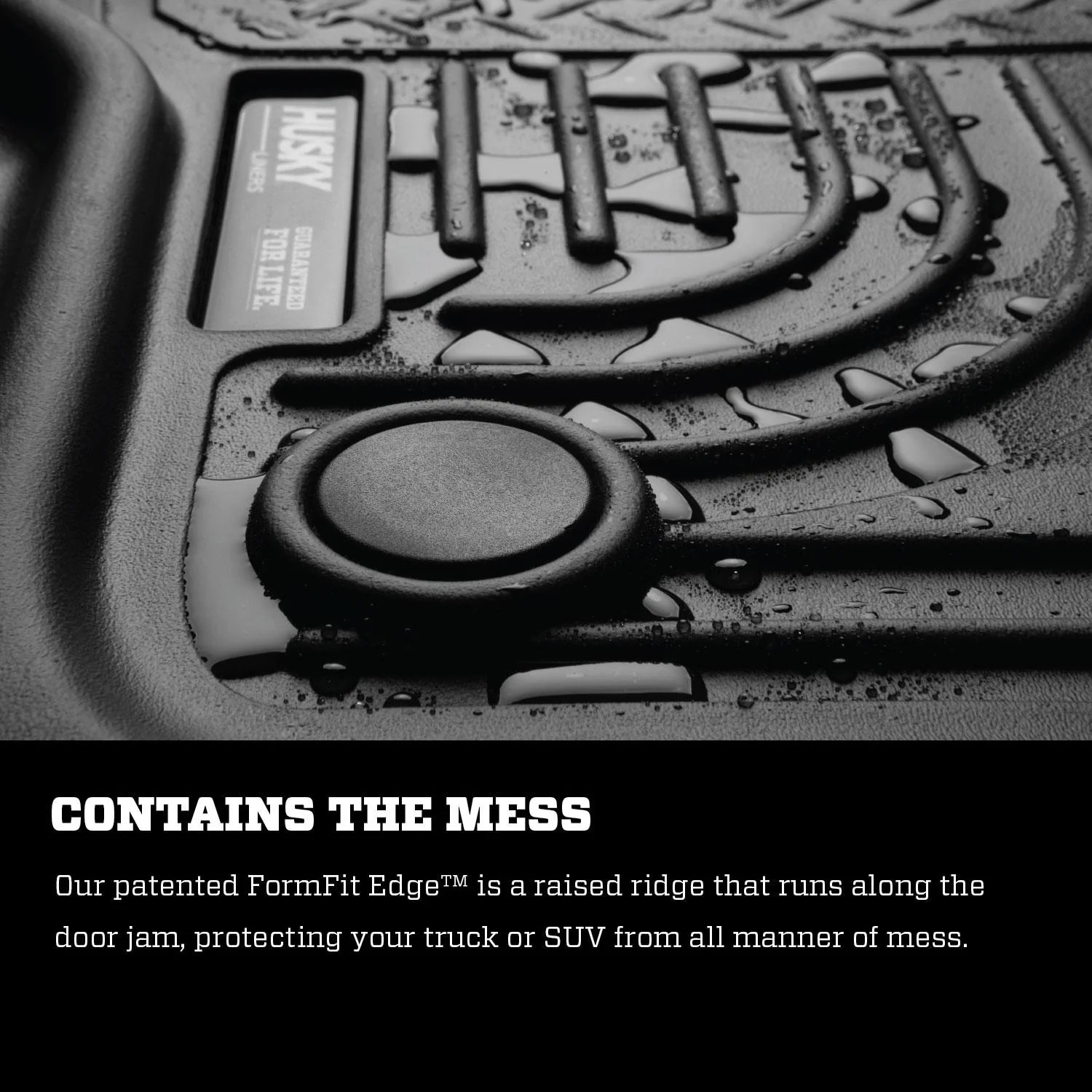 18 Toyota Tacoma Automatic Transmission Front Floor Liners Black Husky Liners - 13971 - Image 9