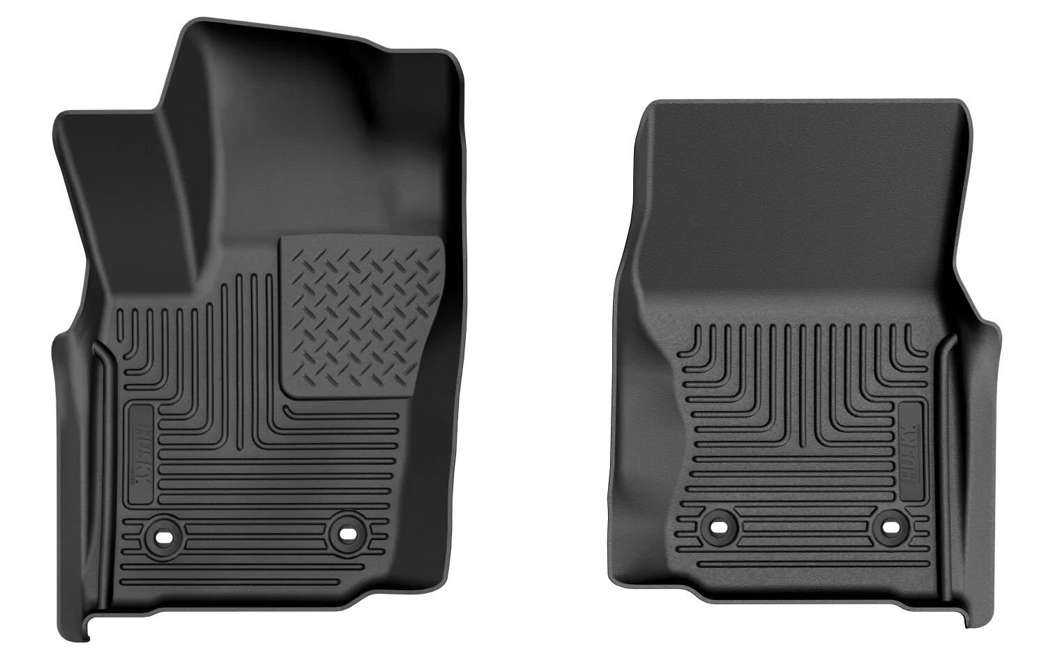 Weatherbeater Front Floor Liners For 2024-2026 Tacoma Husky Liners - 13921