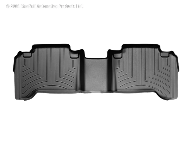 WeatherTech 05-13 Toyota Tacoma Double Cab Rear FloorLiner - Black - Image 2