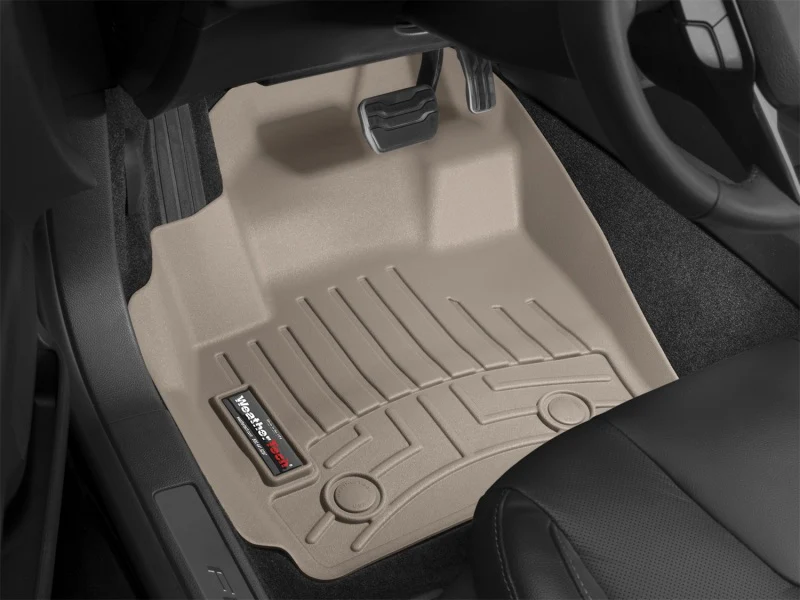 WeatherTech 07+ Chevrolet Avalanche Front FloorLiner - Tan - Image 4