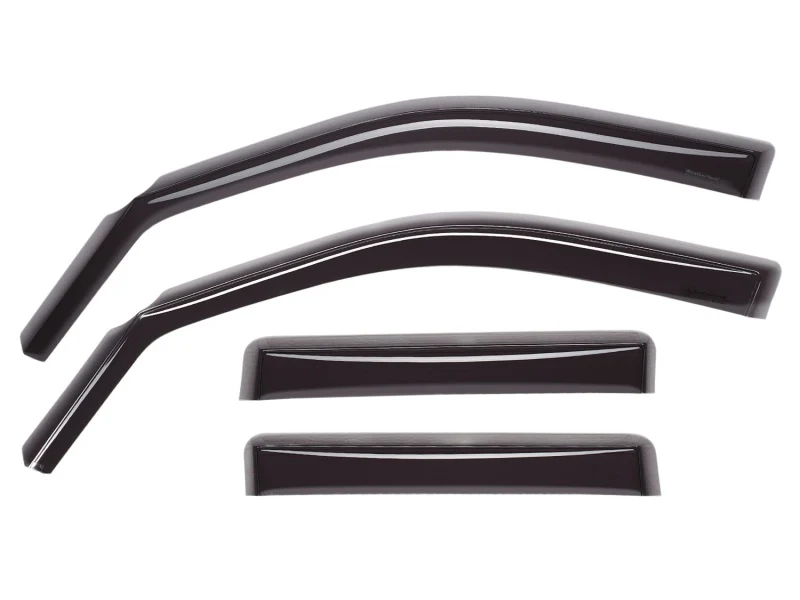 WeatherTech 23-25 Chevy Colorado/GMC Canyon CC Front & Rear Side Window Deflectors - Dark Tint
