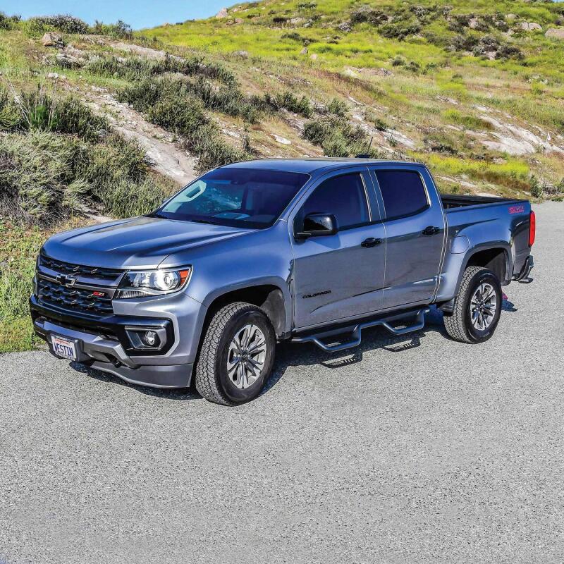 Westin 15-22 Chevrolet Colorado / GMC Canyon Crew Cab Outlaw Nerf Step Bars - Textured Black - Image 3