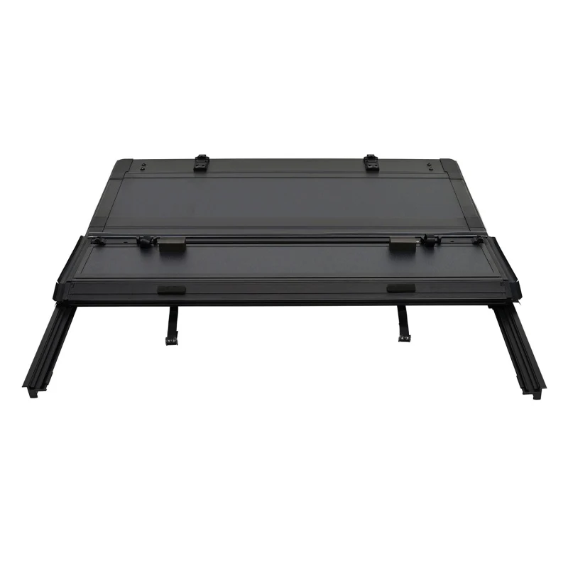 Westin 19-26 Chevrolet/GMC Silverado/Sierra 5ft. 8in. Bed Hard Tri-Fold Tonneau Cover - Black - Image 3