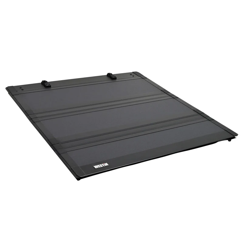 Westin 19-26 Chevrolet/GMC Silverado/Sierra 5ft. 8in. Bed Hard Tri-Fold Tonneau Cover - Black - Image 6