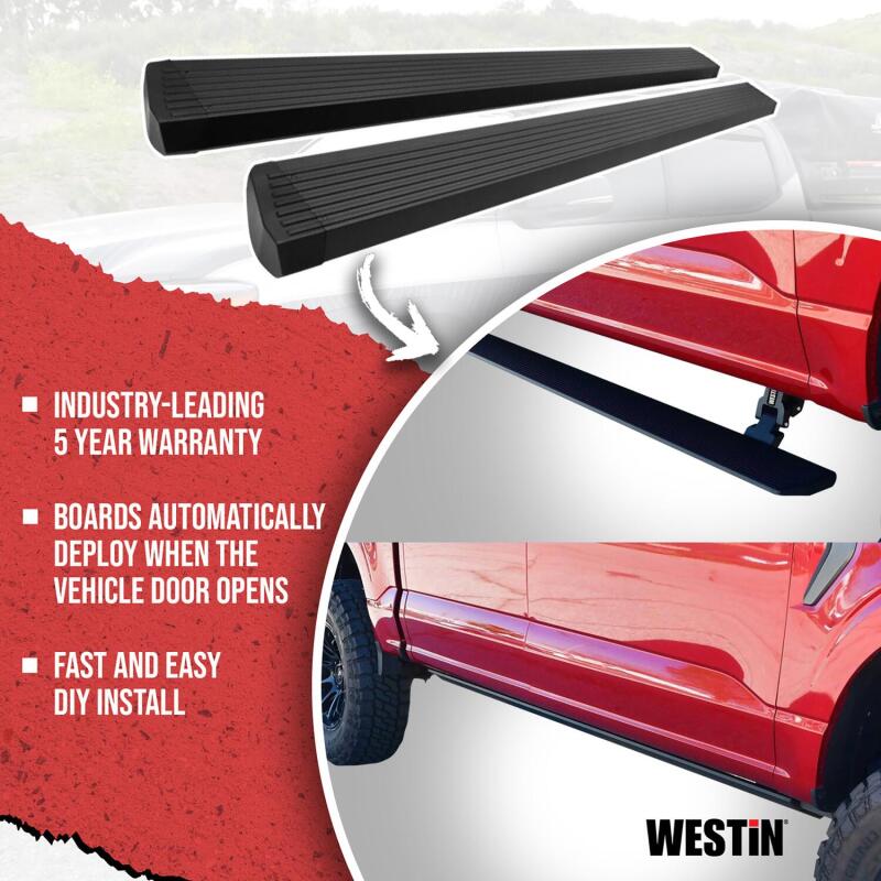 Westin 19-26 Chev/GMC Silv/Srra 1500 CC (No 19 LTD) / 20-26 2500/3500 Pro-e Running Boards - Tex Blk - Image 21
