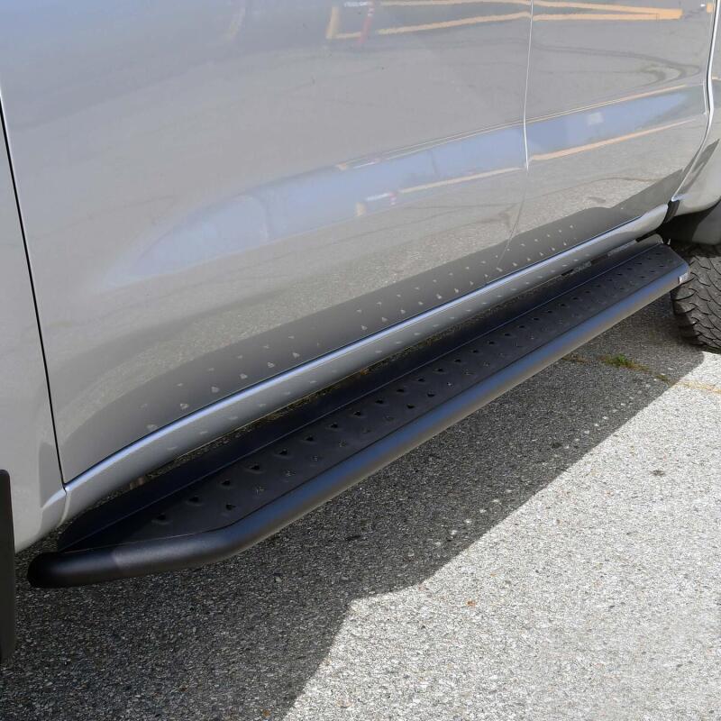 Westin 19-23 Chevrolet/GMC Silverado/Sierra 1500 Crew Cab Outlaw Nerf Step Bars - Textured Black - Image 5