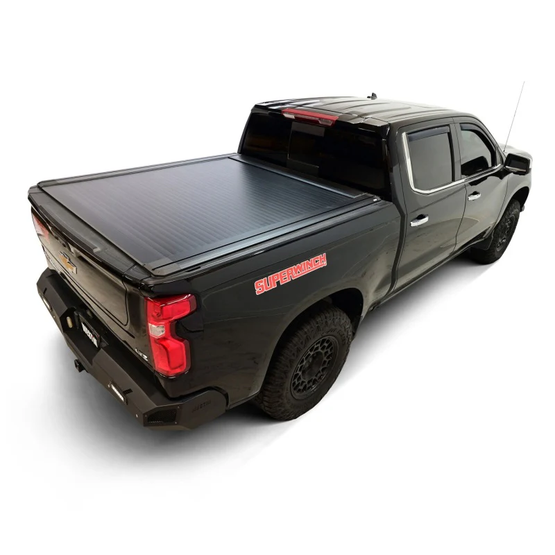 Westin 19-26 Chev/GMC Silverado/Sierra 1500 5ft 8in Bed Electric Retractable Tonneau Cover - Black - Image 6