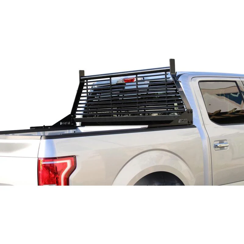 Westin 1999-2018 Chevrolet/Ford/GMC/Toyota Silverado/Sierra 1500/2500/3500 HD Headache Rack - Black - Image 4
