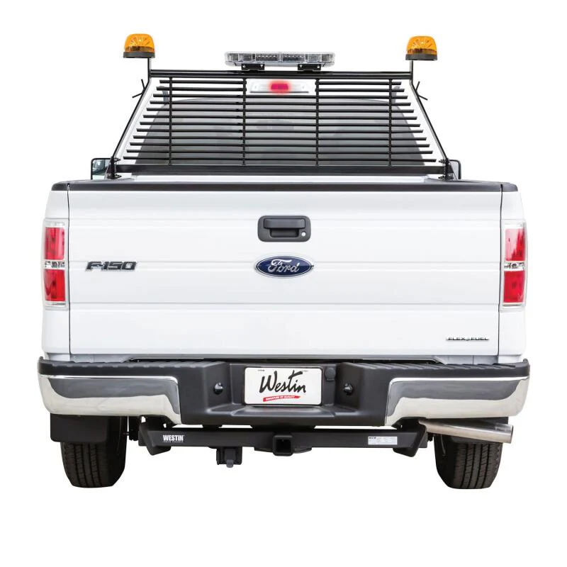Westin 1999-2018 Chevrolet/Ford/GMC/Toyota Silverado/Sierra 1500/2500/3500 HD Headache Rack - Black - Image 9