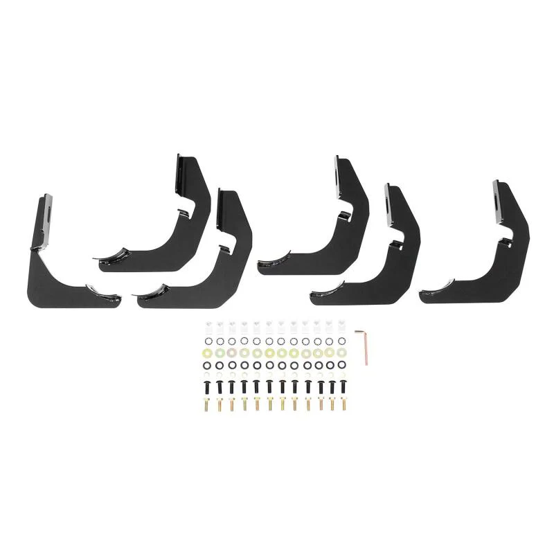 Westin 2014-2018 Chevy Silverado 1500 Crew Cab PRO TRAXX 4 Oval Nerf Step Bars - Black - Image 7