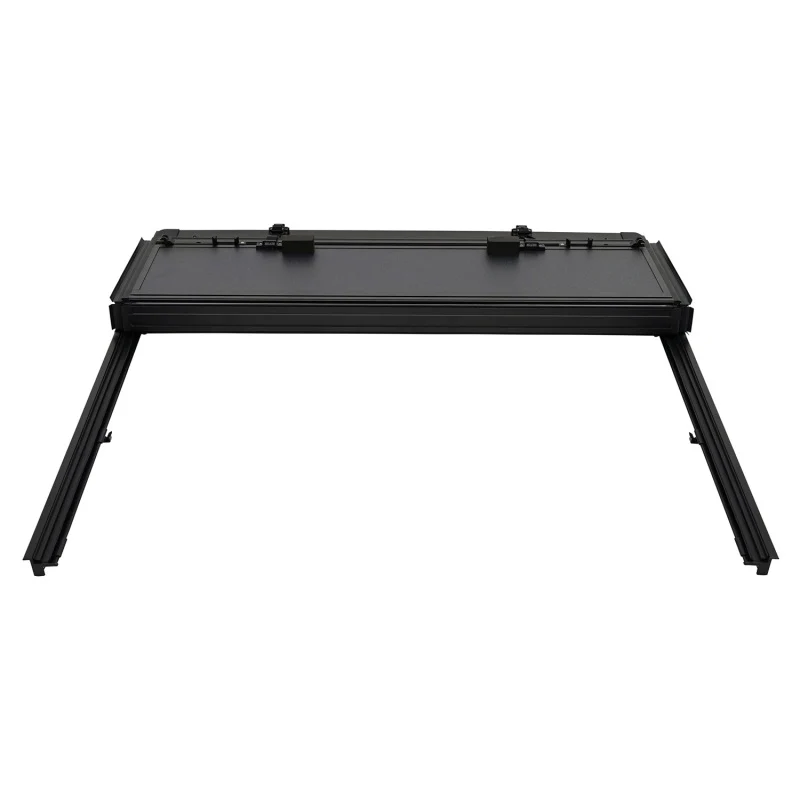 Westin 22-25 Toyota Tundra w/Cargo Mgmt 5ft. 7in. Bed Hard Tri-Fold Tonneau Cover - Black - Image 4