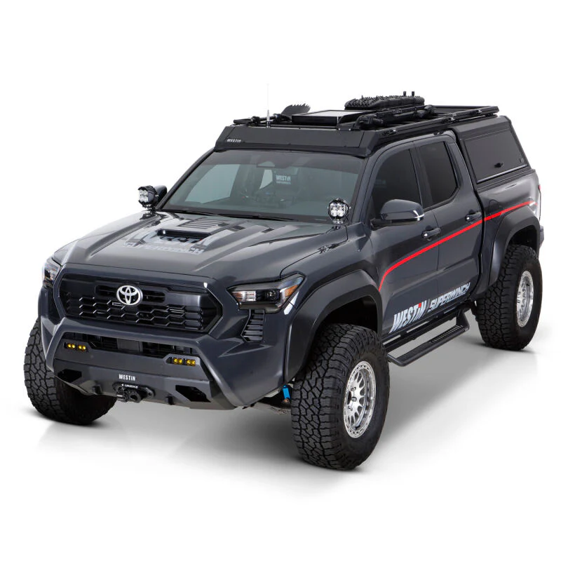 Westin 24-26 Toyota Tacoma DC Outlaw Drop Running Boards - Tex. Blk - Image 2