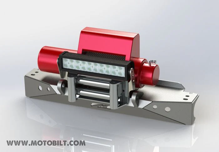 Winch Fairlead 13.5 LED Light Bar Mount Motobilt - MB2018 - Image 6
