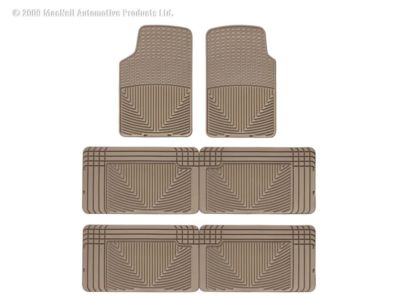 WT Rubber Mats - Rear - Tan - Image 3