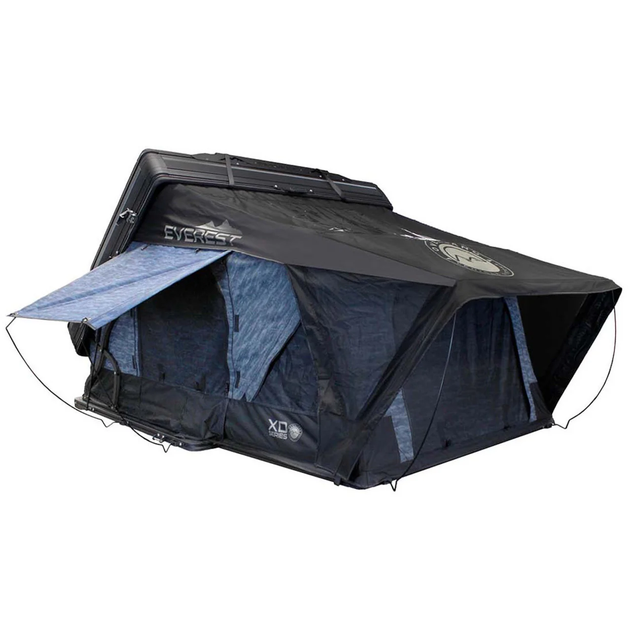 XD Everest 2 - Cantilever Aluminum Roof Top Tent, 2 Person, Grey Body and Black Rainfly Overland Vehicle Systems - 18489902