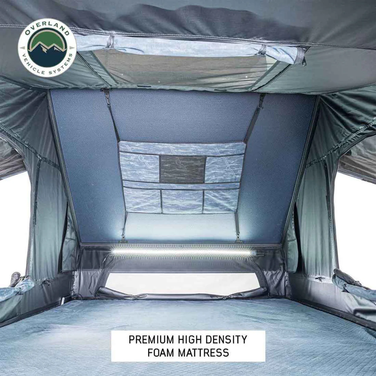 XD Everest 2 - Cantilever Aluminum Roof Top Tent, 2 Person, Grey Body and Black Rainfly Overland Vehicle Systems - 18489902 - Image 2