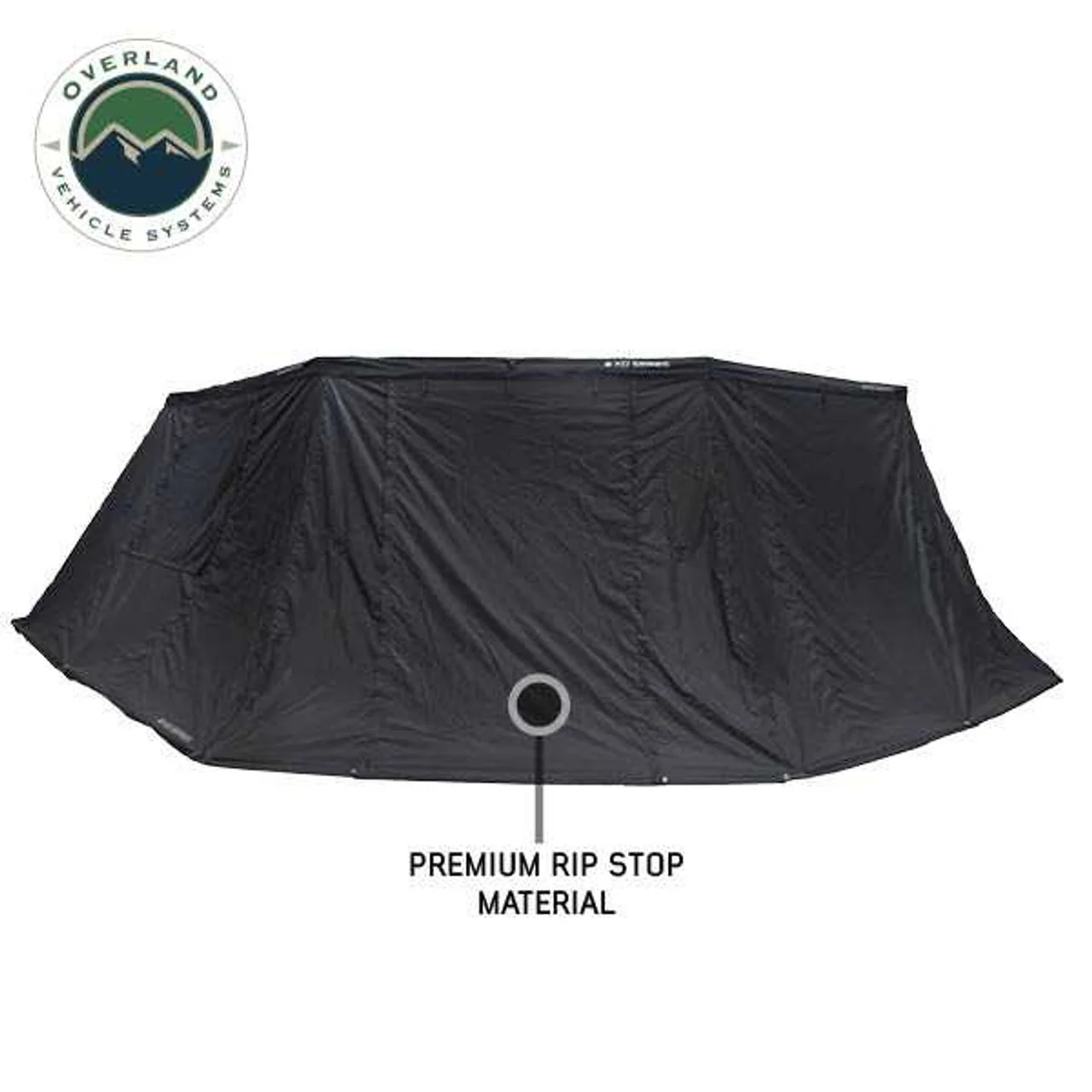 XD Nomadic 270 - Awning Wall 1 W/Black Out, Driver Side, Black Body, Black Trim W/Storage Bag Overland Vehicle Systems - 19690003 - Image 3