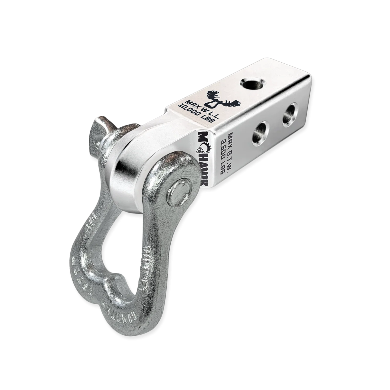 XL 3/4 Shackle and Mohawk 2.0 Receiver Combo Atomic Silver / Nice Gal Moose Knuckle Offroad - FN000022-412 - Moose Knuckle Offroad