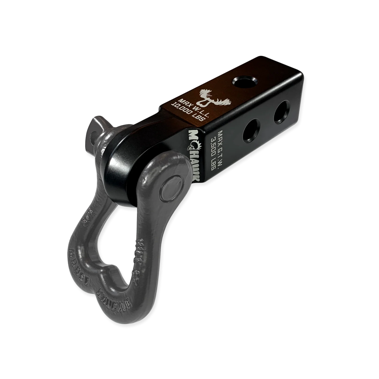 XL 3/4 Shackle and Mohawk 2.0 Receiver Combo Black Lung / Matte Gun Gray Moose Knuckle Offroad - FN000022-009 - Moose Knuckle Offroad