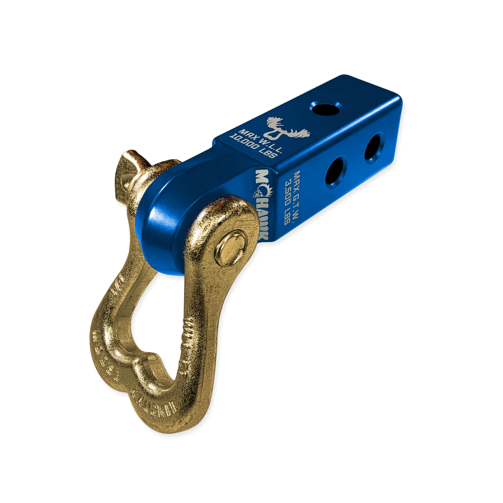 XL 3/4 Shackle and Mohawk 2.0 Receiver Combo Blue Pill / Brass Knuckle Moose Knuckle Offroad - FN000022-213 - Moose Knuckle Offroad